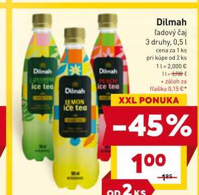 Dilmah Ľadový čaj 3 druhy, 0,5l