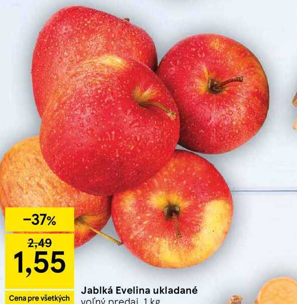 Jablká Evelina 1 kg 