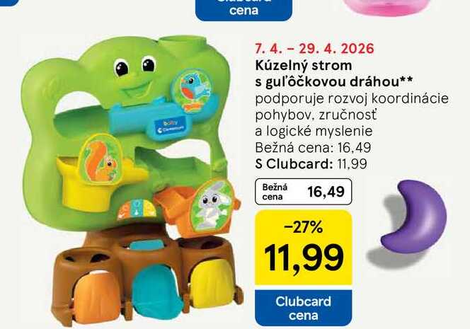 Kúzelný strom s guľôčkovou dráhou