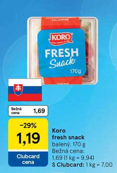 牛 KORO FRESH Snack 170g