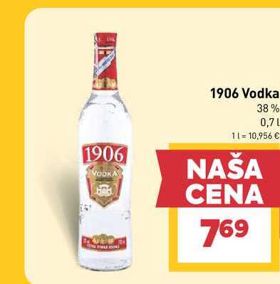 1906 Vodka 38% 0,7L