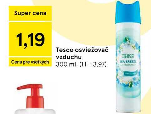 Tesco osviežovač vzduchu 300 ml