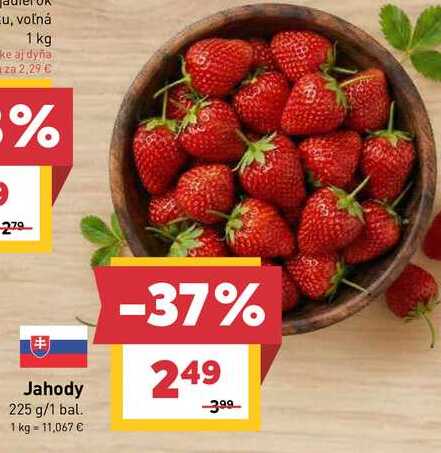 Jahody 225 g/1 bal. 