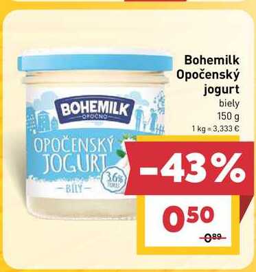 BOHEMILK OPOČENSKÝ 150 g 
