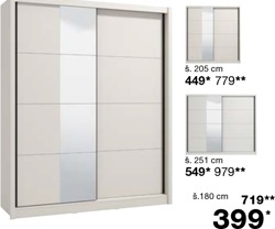 Šatníková skriňa BERTA