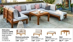 Záhradná zostava CAPE - Taburet