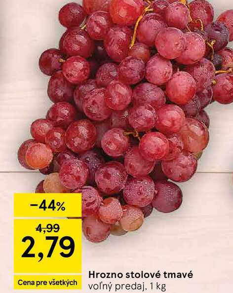 Hrozno stolové tmavé 1 kg 