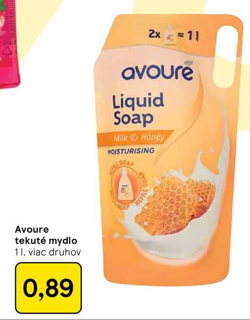 Avoure tekuté mydlo 1l