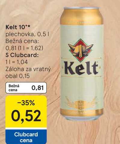 Kelt 10° plechovka, 0.5l