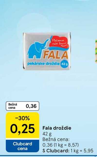 FALA pekárske droždie 42g