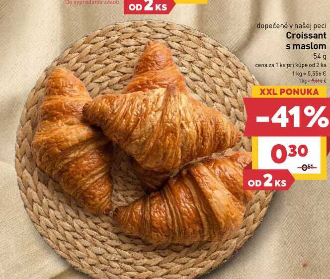 Croissant s maslom 54 g 