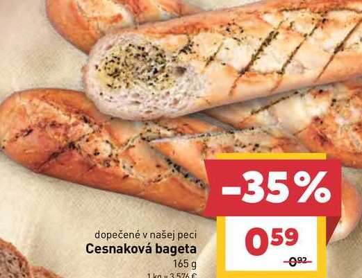 Cesnaková bageta 165 g 