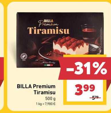 BILLA Premium Tiramisu 500 g 