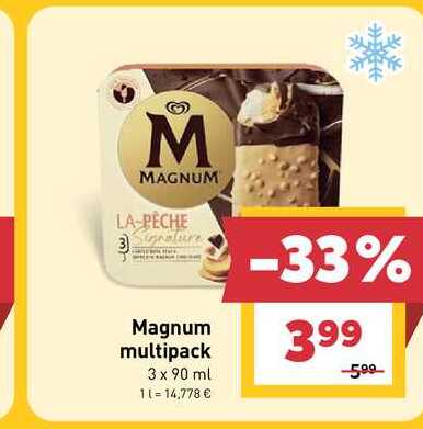 Magnum multipack 3 x 90 ml 
