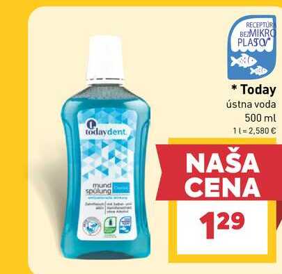 Today ústna voda 500 ml 