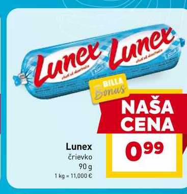 Lunex črievko 90 g 
