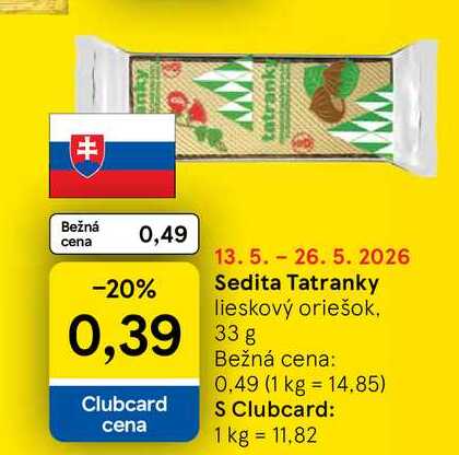 Sedita Tatranky 33 g