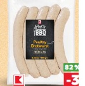 K-Classic Let´s BBQ Hydinové klobásky