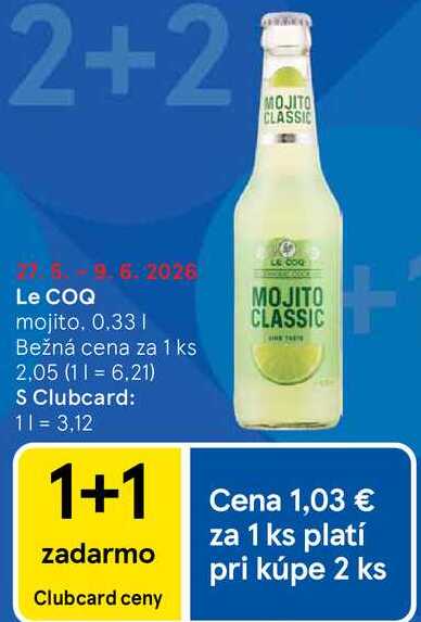 Le COQ mojito, 0,33l