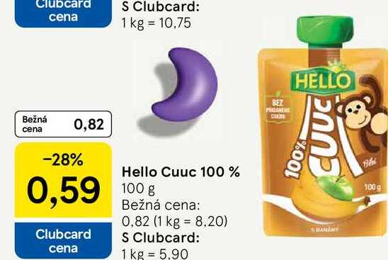 Hello Cuuc 100 % 100g