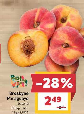 Broskyne Paraquayos (donut) 500g
