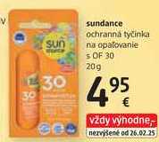 sundance ochranná tyčinka opaľovanie S OF 30, 20 g