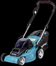 MAKITA AKUMULÁTOROVÁ KOSAČKA DLM382MP2 LI, 40 L KOŠ, 2X AKUMULÁTOR 4 AH