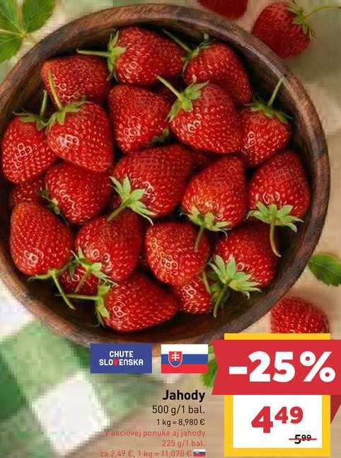 jahody 225 g 