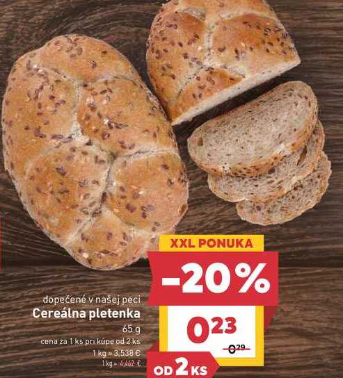 Cereálna pletenka 65 g