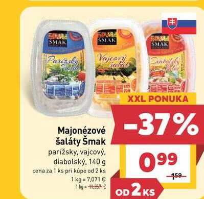 Šmak parížsky, vajcový, diabolský šlát 140 g