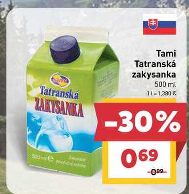 Tami Tatranská zakysanka 500 ml 