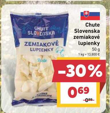 Chute Slovenska zemiakové lupienky 50 g