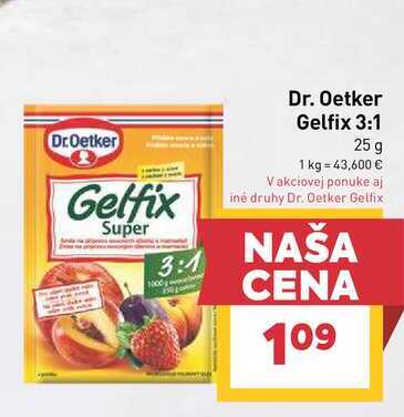 Dr. Oetker Gelfix 3:1 25 g