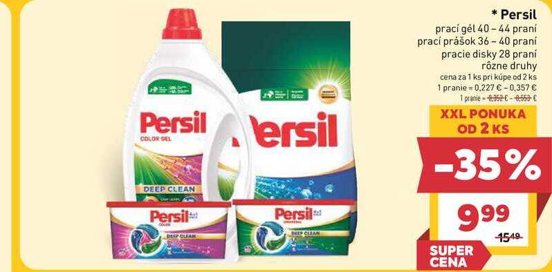Persil prací gél 40-44 praní