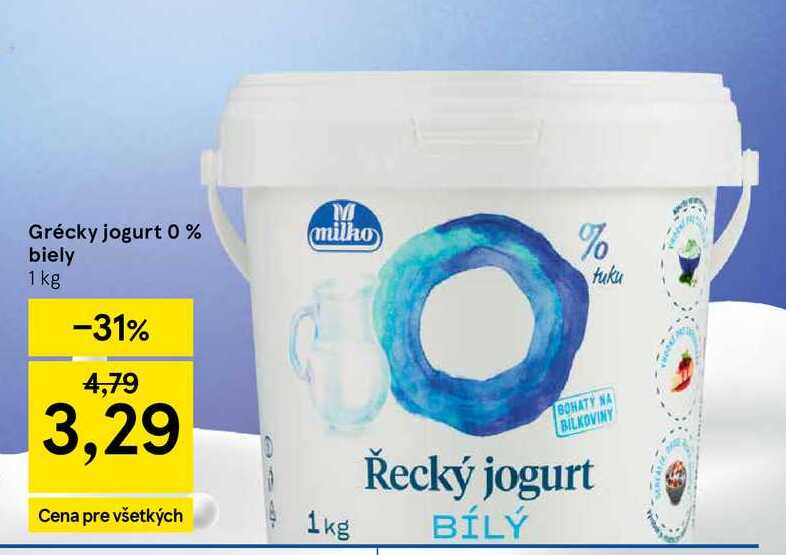 Milko Řecký jogurt 1kg