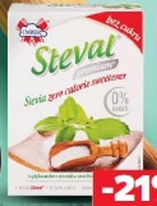 STEVAL Prírodné sladidlo