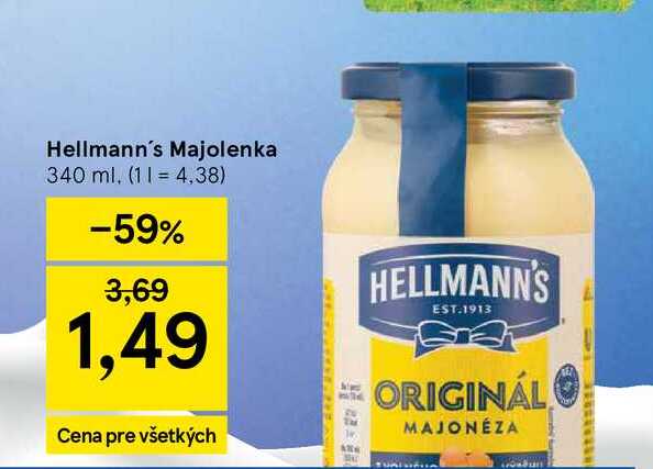 Hellmann's Majolenka 340 ml