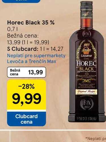 Horec Black 35 % 0,7l