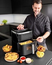 Teplovzdušná naparovacia fritéza PRESIDENT