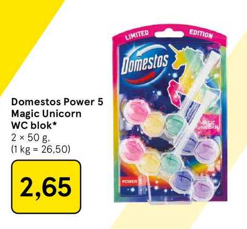Domestos Power 5 Magic Unicorn WC blok 2 x 50 g