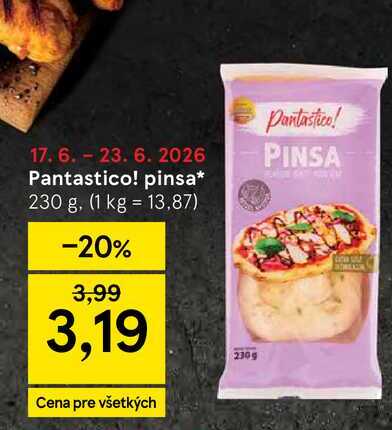 Pantastico! pinsa 230 g