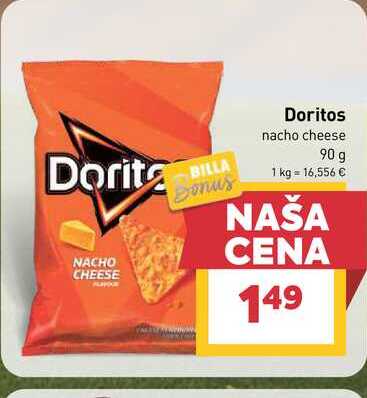 Doritos nacho cheese 90 g