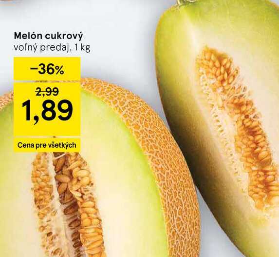 Melón cukrový voľný predaj, 1 kg 