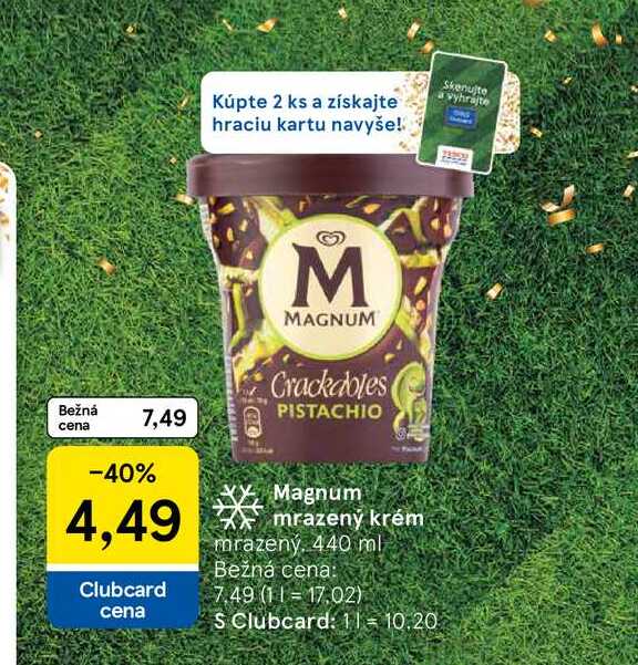 Magnum mrazený krém mrazený, 440 ml
