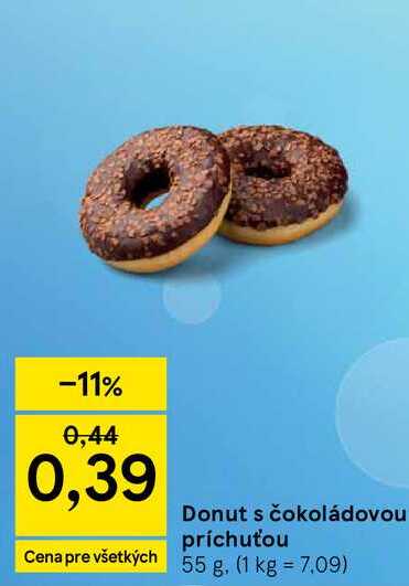 Donut s čokoládovou príchuťou 55 g