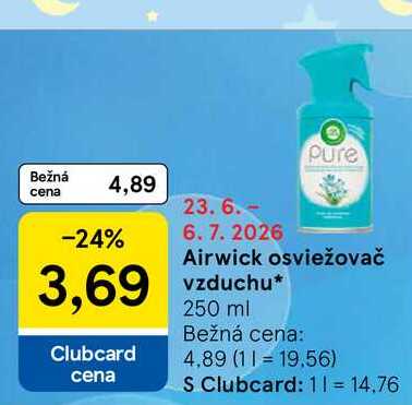 Airwick osviežovač vzduchu 250 ml