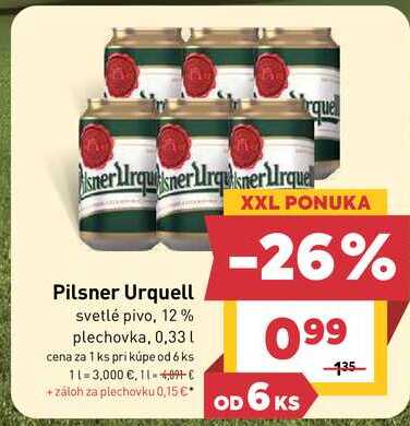 Pilsner Urquell 330 ml