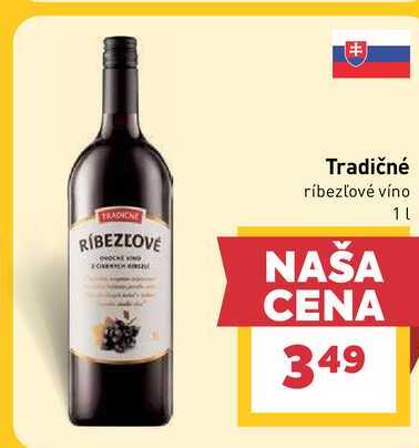 Tradičné ríbezľové víno 1L