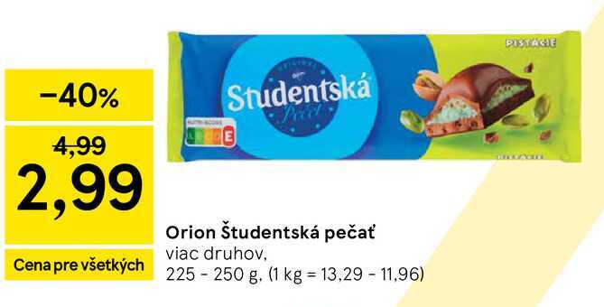 Orion Študentská pečať viac druhov, 225 - 250 g