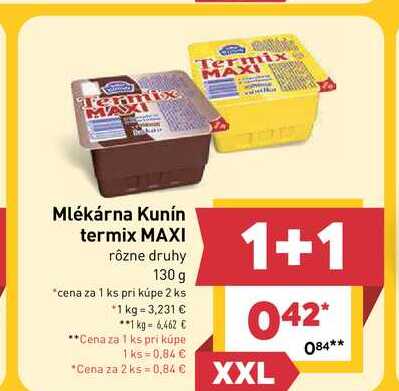 Kunín termix MAXI rôzne druhy 130 g